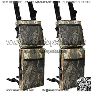2-Pack ATV Fender Bag, ATV Tank Saddlebags ATV Storage Bags Cargo Storage Hunting Bags Universal ATV Rear Storage Bag For ATV Dirt Bike