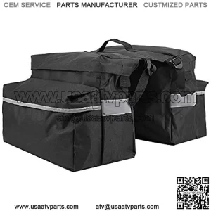 Keenso Motorcycles Saddle Bag, Universal ATV Motorcycle Luggage Bag Waterproof Motorcycle Rear Bag Tail Bags Saddlebag Snowmobiles Storage Bags Motorcycle Accessories