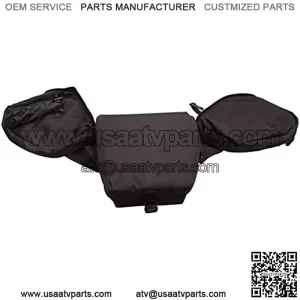 American Trails - ATV Saddle Bag Black - Tank Bag Front Accessories Storage Pack Luggage