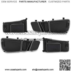 UTV Front & Rear Side Storage Door Bags For Can Am Maverick X3 Max R 2017-2023