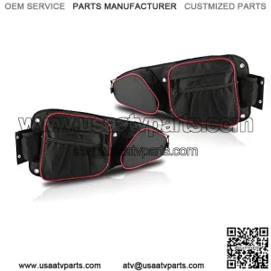 RZR Side Door Bags Compatible with Polaris RZR 1000(XP 1000,XP 4 1000) RZR XP Turbo,XP 4 Turbo,RZR S900/S1000 2014-2023,Door Storage Bag With Knee Pad & Water Repellent Zipper