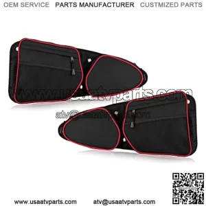 KEMIMOTO 2023 UTV Storage Bags Set, Door Bags Center Bag Set with Water Resistant Zippers UTV Cab Pack Storage Bag Compatible with Polaris RZR XP 1000 Turbo S1000 Turbo S 900 60" Wide 2014-2023