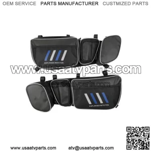 For Can Am Maverick X3 2017-2023 UTV Front Side Door Storage Bags w/ Knee Pad