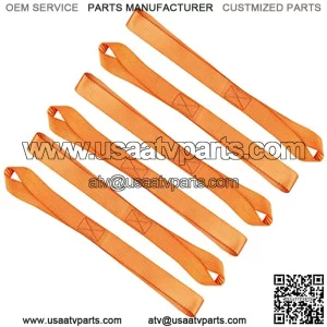 Cartman Soft Loop Tie-Down Straps, 6pk x 18in, 3600lbs,Lowest price in 30 days