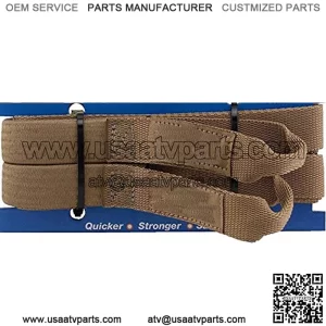 Straps 10065 Adjustable Stretch Strap Tie-Downs for Motorcycle/ATV, 60" (1 Pair, Sand)