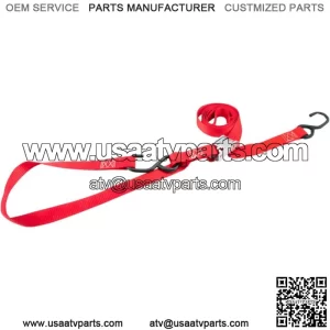 Motorcycle/ATV Tie-Down Straps with Built-In Soft Ties