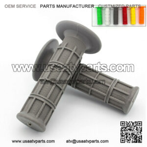 22mm 7/8" Rubber Hand Grip Handle Bar Throttle Grip ATV Dirt Bike Motorcycle CNC