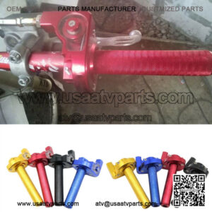 7/8" Throttle Twist Grips Handlebars For Motorcycle Moped Scooter ATV Dirty Bike