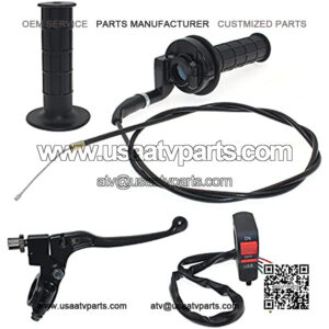 22mm Throttle Handle Grips For ATV Quad Pit Bike Dirt Bike Baja Mini Bike mb165 Mb200 5.5hp 50cc 110cc150cc 196cc 250cc Doodlebug Bike