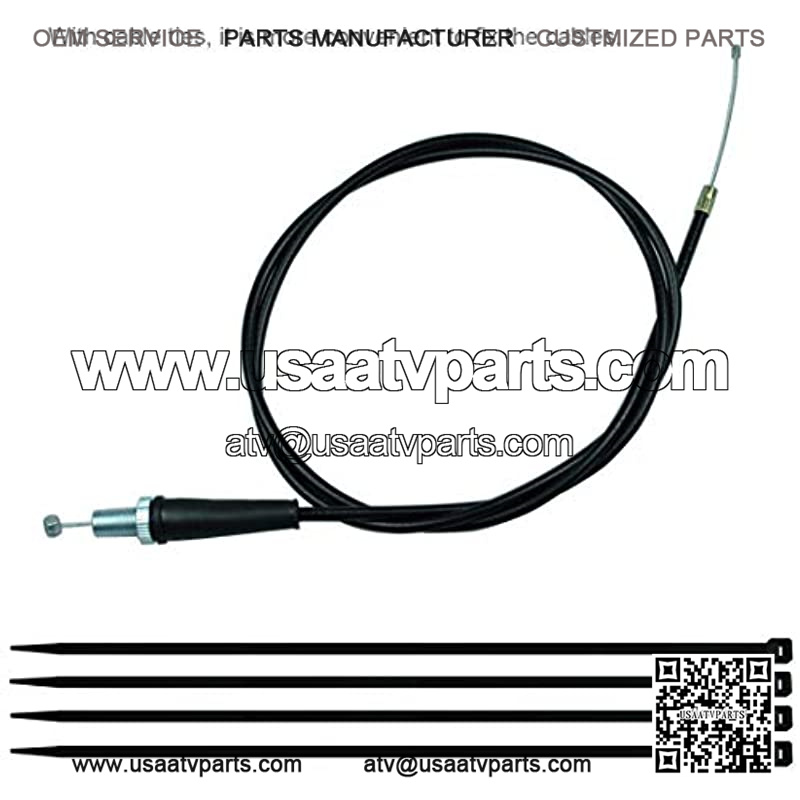 Motorcycle Throttle Handle and Grip Cable for 50cc 110cc 125cc 150cc 250cc Dirt Bike Quad ATV Mini Baja Mb165 Mb200 (51 Inches) - Image 5