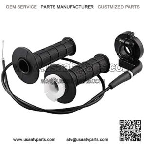 Throttle Handle Grips and Cable For ATV Quad Pit Bike Dirt Bike Baja Mini Bike Mb165 Mb200 196cc 200cc Doodlebug Bike Fit for 22mm 28mm 7/8'' 8/11'' Bar