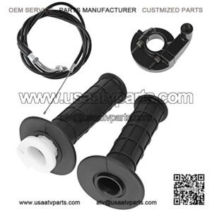 7/8" Twist Throttle Handle Grip Cable for Dirt Bike Quad ATV Pit 50cc 125cc 150 250 125cc & 140cc 4-stroke Mini Bike Pocket Bike Twist Throttle Cable