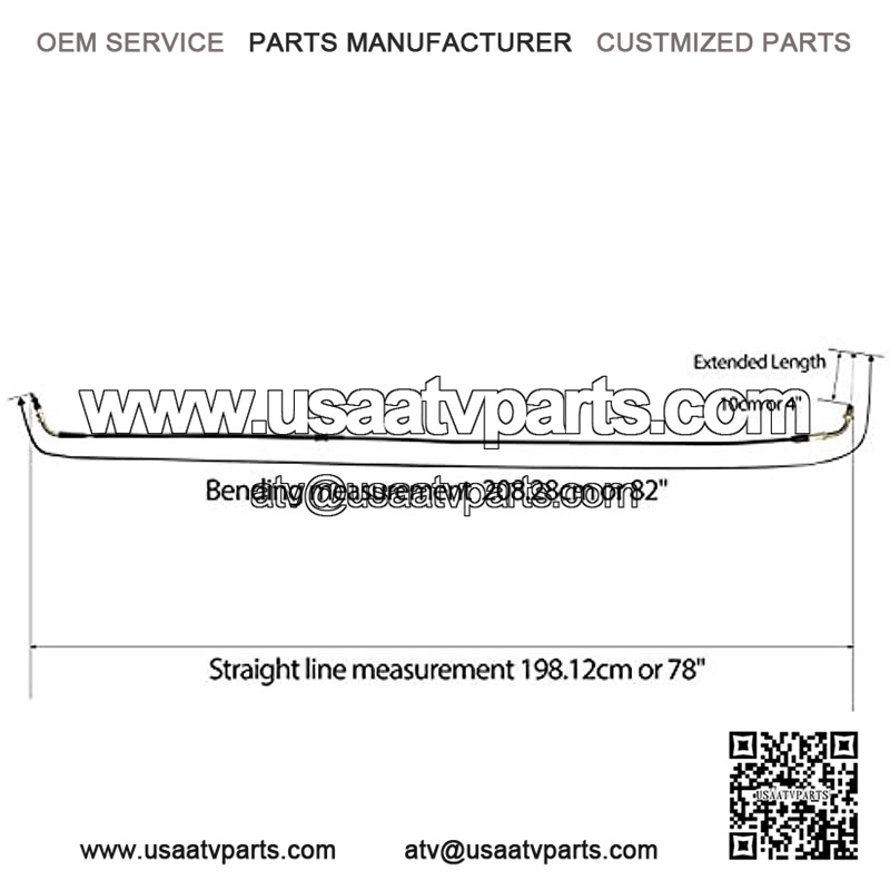 GS1-S78 Universal Throttle Twist Grip Set with 78" Scooter Throttle Cable for 50cc 80cc 125cc 150cc GY6 4 Stroke Scooter Motorcycle Moped ATV - Image 4