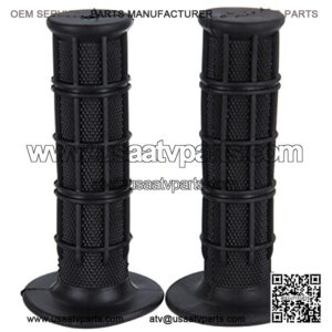 Iglobalbuy Black Rubber Hand Grips Handlebar For ATV Polaris Arctic Cat Suzuki