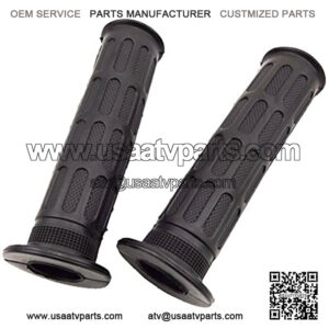 TC-Motor 7/8'' 22mm Black Rubber ATV Handle Hand Grips For Chinese Quad 4 Wheeler