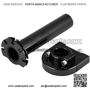 Acouto Throttle Twist Grip Universal 7/8" Handlebar Throttle Twist Grips Accelerator 22mm Twist Throttle Accelerator Handle Grips for Motorcycle Scooter Dirt Bike ATV(Black)