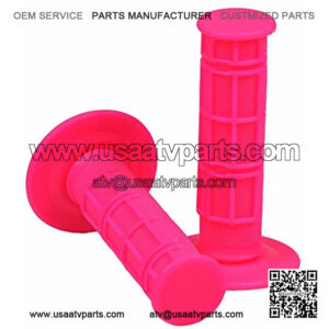 Alvey Rubber Waffle Style Handlebar Grip Set for Scooters, ATVs, Dirt Bikes