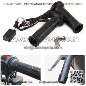 Anauto 1 Pair 22mm(7/8") Motorcycle ATV Electric Hot Heated Warm Hand Grips Handlebar