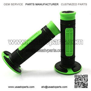 7/8" Hand Grips Throttle Bar Grips for Motorcycle ATV Dirt Pit Bike Motocross handlebar grip for  KX65 KX85 KX125 KX250 KX250F (Green)