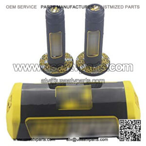 Dirt Bike Handlebar Pad Grips Pillow Top Set For 7/8" 22mm 1 1/8" 28mm Handlebars RM RMZ DRZ DRZ400 S M RMZ250 RMZ450 ATV UTV Pit Motorcycle Motocross Universal (gold)