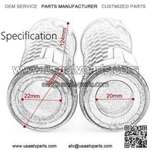 DZSLTC HandBar Grips for HONDA CBR 600 F4I 2001-2006 7/8" 22mm Universal Motorcycle Carbon Fiber Rubber Handlebar Grips ATV Handle Grips Powersport Grips (Color : Red)