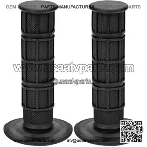 7/8'' 22mm Black left and Right Handlebar Grips for Arctic Cat 250 Polaris Sportsman  Recon Forman 450 Yamaha  ATV 4 Wheeler Quad Black Parts
