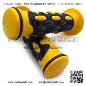 XH4076-YELLOW-22 Comfort Yellow Gel Hand Grips 22mm 7/8 Inches Compatible with Sportsbike Motorcycle ATV KTV
