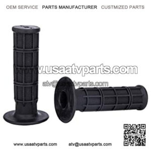 Black Handlebar Grips for ATV 7/8"(22mm) Handle Bar (Black)