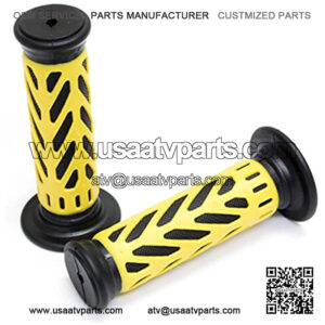 ATV/PWC Web Style Handgrip Handlebar Hand Grips Compatible with Arctic Cat 250/366/400/500/600/700