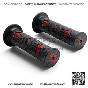 ATVs & PWC Rubber Comfort Hand Grips 7/8" Black Compatible with  TRX Fourtrax Foreman 90 200 250 300 350 400