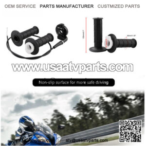 7/8" Twist Throttle  Handlebars Twist with Cable For ATV Quad Pit Dirt Bike 50cc