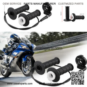 7/8inch 22mm Throttle Handle Twist+Cable ATV Quad Pit Dirt Bike 50cc to190cc