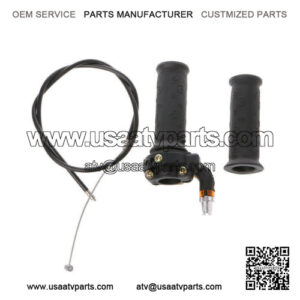 Motorcycle Twist Throttle Accelerator Grips W/ Cable 47cc 49cc ATV Pit Dirt Bike