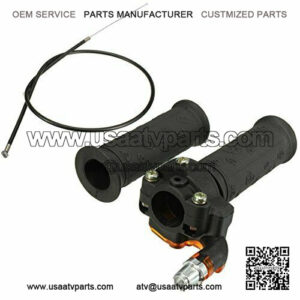 Twist Throttle Accelerator Grips&Cable For ATV Quad Dirt Pit Bike