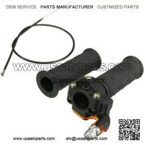 Twist Throttle Accelerator Grips&Cable For ATV Quad Dirt Pit Bike 90/110/125CC