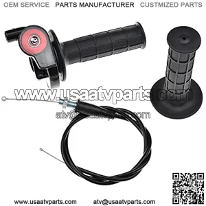 7/8" 22mm Twist Throttle Grips Cable For CRF KLX TTR 110 125 150 200 250 cc Dirt Pit Bike