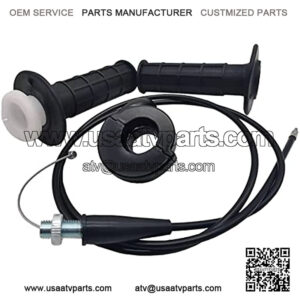 Throttle Cable and Throttle Handle For 7/8" 150cc 250cc Mini Bike ATV Quad , Compatible with Dirt Bike Quad ATV Mini Mb165 Mb200 196cc 5.5hp