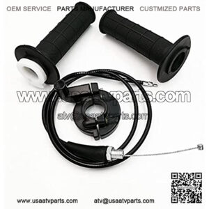 7/8" (22mm) Throttle Handle Grips Cable For ATV Quad Pit Bike Dirt Bike Mini Bike Mb165 Mb200 90cc 125cc 150cc 200cc