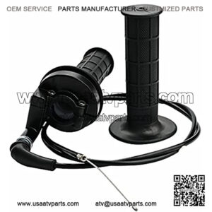 Throttle Handle Grips and Cable 50 Inch For ATV Quad Pit Bike Dirt Bike Mini Bike Mb165 Mb200 196cc 200cc Doodlebug Bike