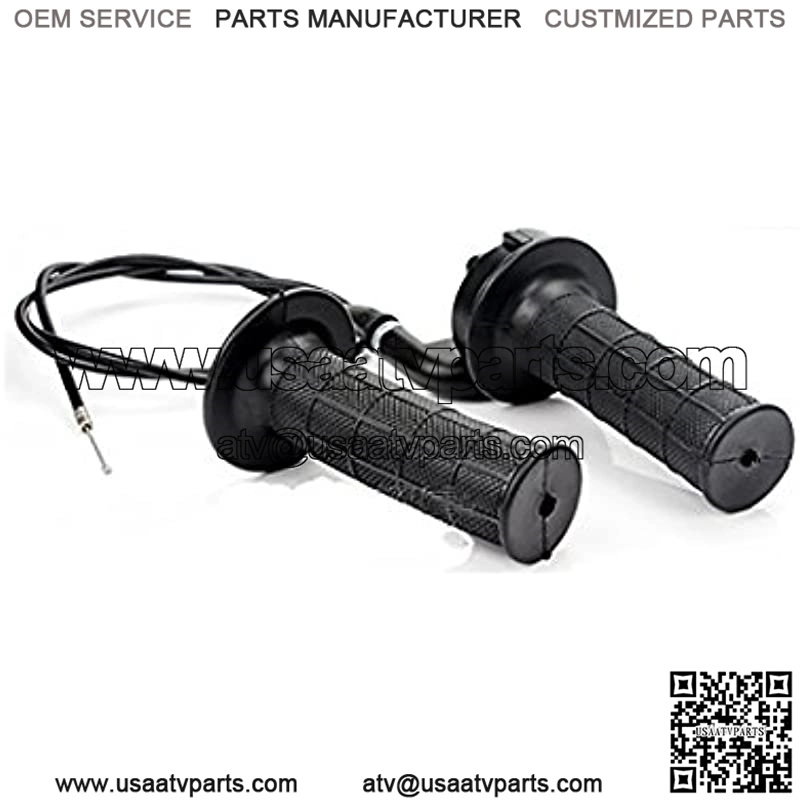 Aniro Moto Throttle Cable + Handle Bar Throttle Grips Grip + Throttle Housing Clamp for Dirt Bike Quad ATV Pit 50cc 125cc - Image 3