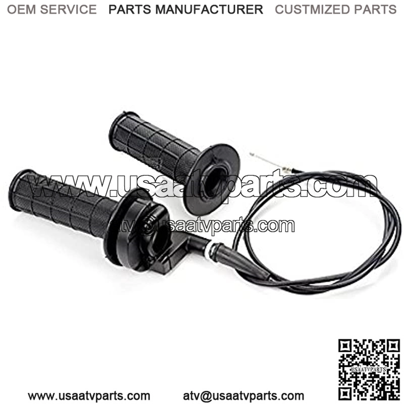 Aniro Moto Throttle Cable + Handle Bar Throttle Grips Grip + Throttle Housing Clamp for Dirt Bike Quad ATV Pit 50cc 125cc - Image 4