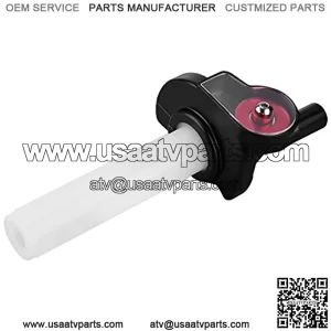 Throttle Grips,22mm Aluminum Alloy/Plastic Motorcycle Visual Throttle Grips Twist Gas Throttle Handle Throttle Control for 50cc-160cc ATV Dirt Bike (Red)