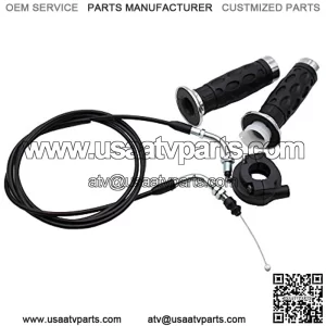 Throttle Twist Grip Set With 7/8" Scooter Holder Housing Throttle Cable For Gy6 50cc 80cc 125cc 150cc