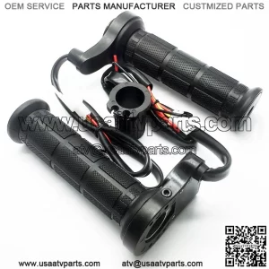 Motorcycle Heated Grips 12V 22mm 7/8" Adjustable Hot Hand Motorbike Scooter ATV