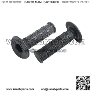 7/8" Motorcycle Grips,Dirtbike Grips,Motorcycle Handlebar Grips,Car Accessories Soft Rubber Mini Grip Handlebar Grip for CRF YZF WRF KXF KLX Pit Dirt Bike Motocross Motorcycle Offroad(Black)