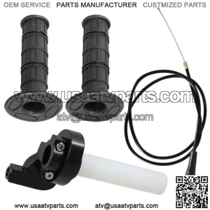 7/8" Motorcycle Twist Throttle Handle Grip with Cable 50-250CC motocross ATV (For: More than one vehicle)