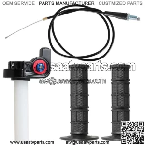 7/8" 22mm Twist Throttle Handle Grip with Cable 50-250CC ATV Dirt Bike (For: More than one vehicle)