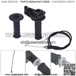 7/8" Motorcycle Twist Throttle Handle Grip with Cable 50-250CC motocross ATV