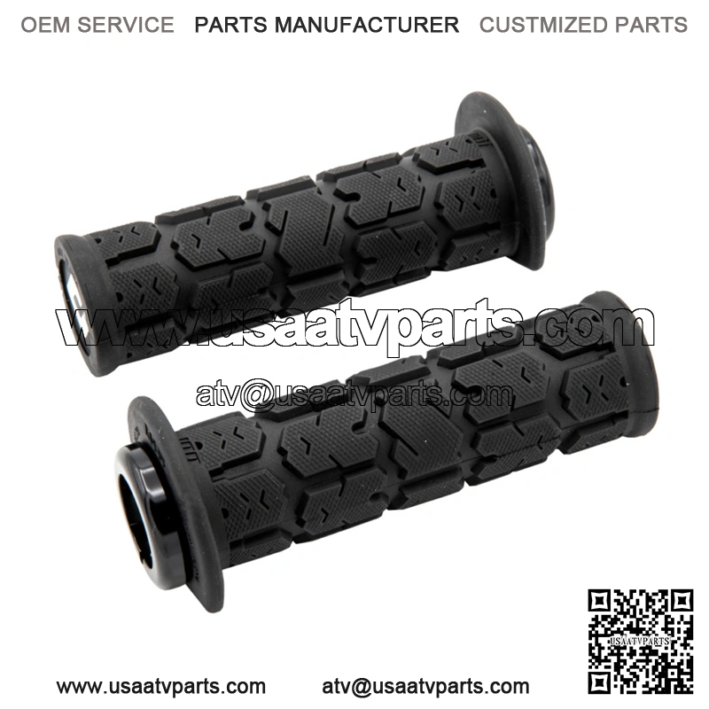 ODI Rogue Lock on Grips Black For YFZ KFX 450R 450 400EX LTZ 400 TRX450R ATC250 (For: Yamaha)