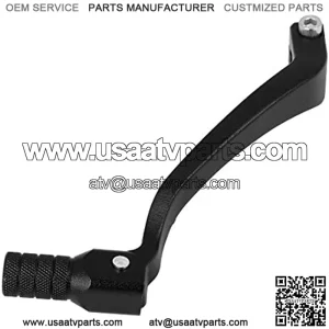 0.39 Inch Aluminum Alloy Motorcycle Shift Lever Folding Gear Shifter Black